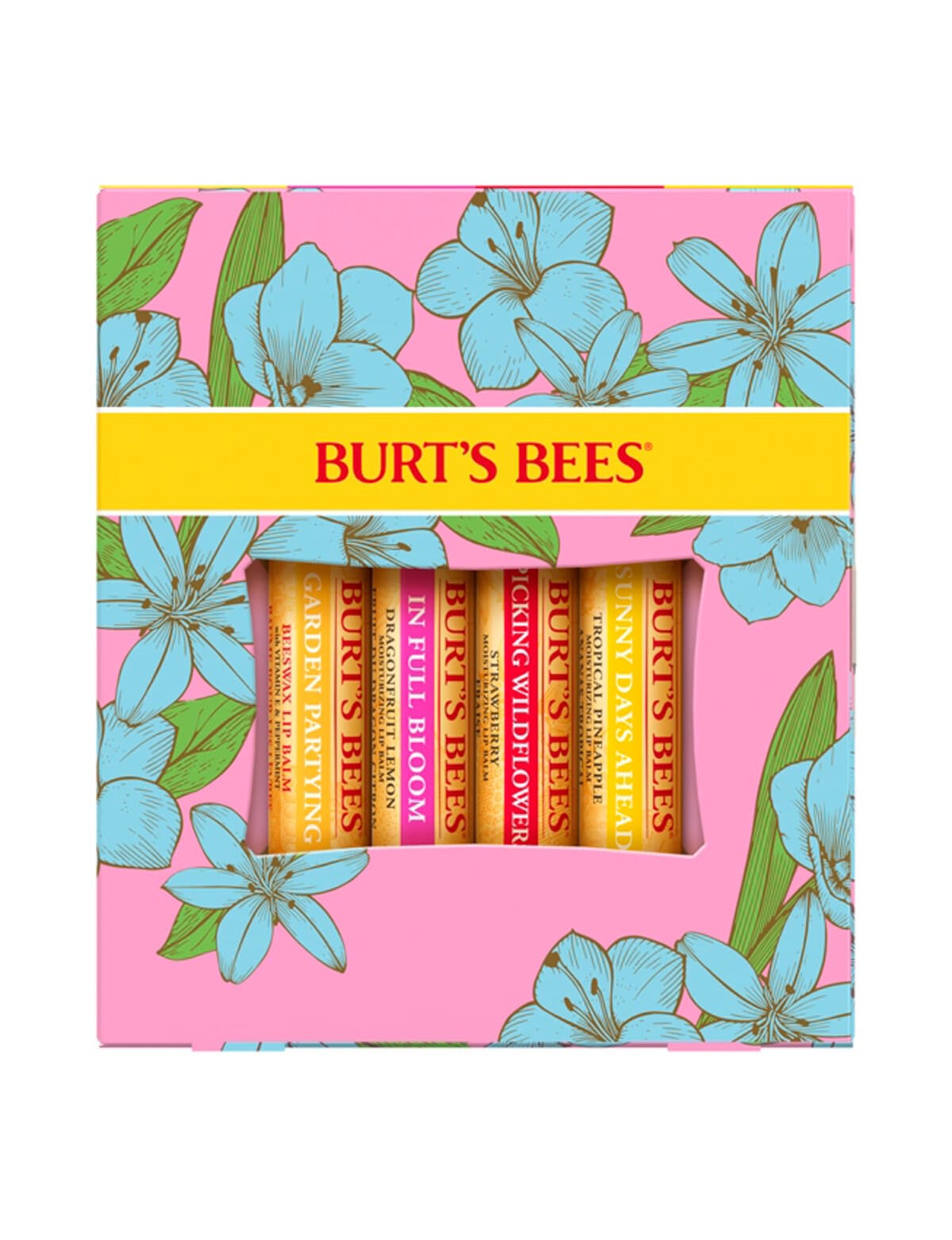 Burts Bees In Full Bloom, 4-Pack Lip Balm - Lips