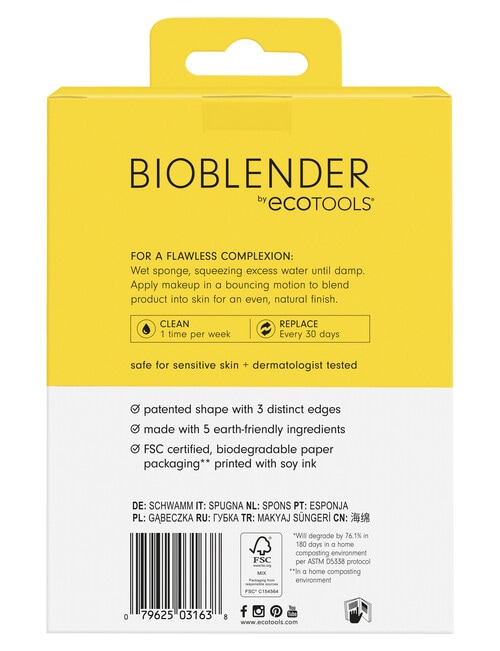 Eco Tools Bioblender Biodegradable Makeup Sponge Duo product photo View 04 L