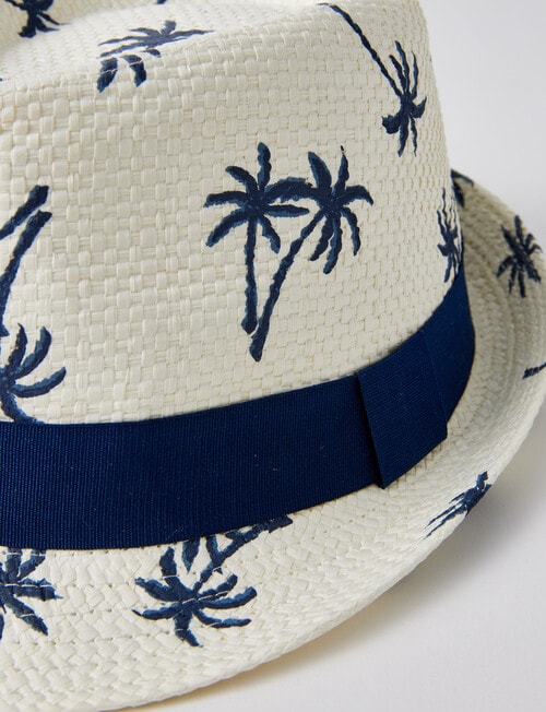 L+L Palms Trilby Hat, Navy product photo View 02 L