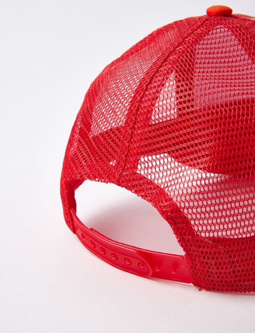 Gasoline Paradise Trucker Cap, Red product photo View 03 L