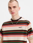 Levis Red Tab Vintage Stripe Tee, Red product photo View 03 S