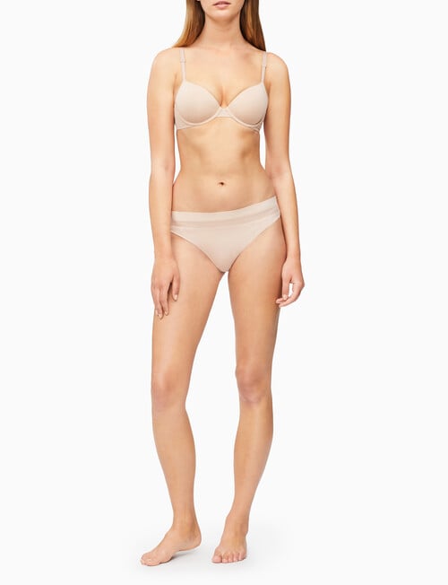 Calvin Klein Perfectly Fit Flex Lightly Lined Bra, Honey Almond product photo View 03 L