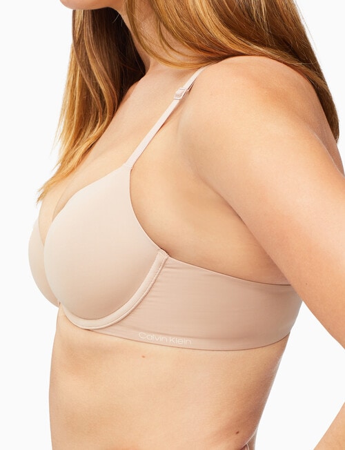 Calvin Klein Perfectly Fit Flex Lightly Lined Bra, Honey Almond product photo View 04 L