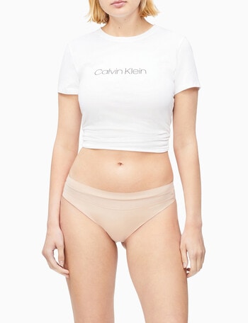 Calvin Klein Perfectly Fit Flex Bikini Brief, Honey Almond product photo