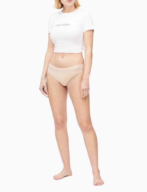Calvin Klein Perfectly Fit Flex Bikini Brief, Honey Almond product photo View 03 L