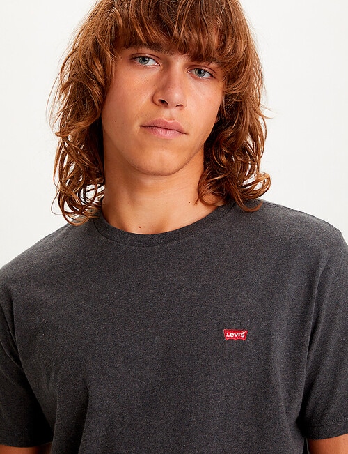 Levis Original Housemark Tee, Dark Gray product photo View 03 L