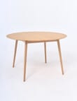 LUCA Amalfi Round Dining Table, Natural product photo