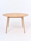 LUCA Furniture Amalfi Dining Table 1.2m, Natural product photo View 02 S