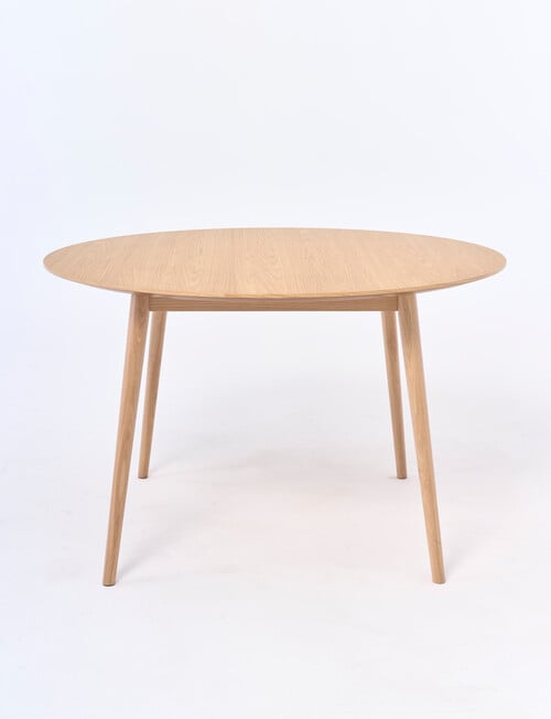 LUCA Furniture Amalfi Dining Table 1.2m, Natural product photo View 02 L