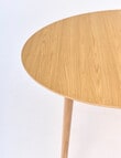 LUCA Furniture Amalfi Dining Table 1.2m, Natural product photo View 03 S