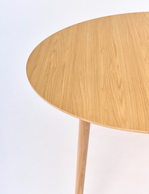 LUCA Furniture Amalfi Dining Table 1.2m, Natural product photo View 03 L