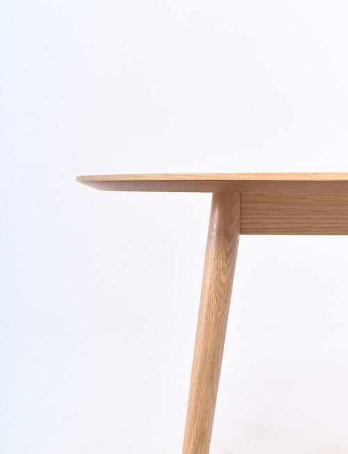 LUCA Furniture Amalfi Dining Table 1.2m, Natural product photo View 04 L