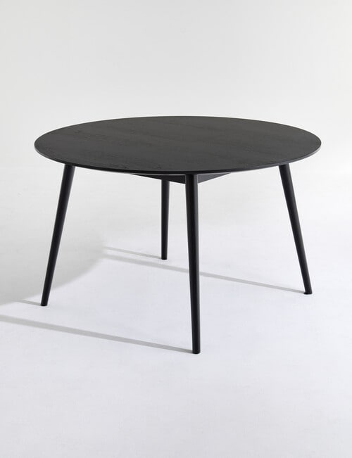 LUCA Furniture Amalfi Dining Table 1.2m, Black product photo