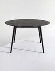 LUCA Amalfi Round Dining Table, Black product photo View 02 S