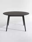 LUCA Furniture Amalfi Dining Table 1.2m, Black product photo View 02 S