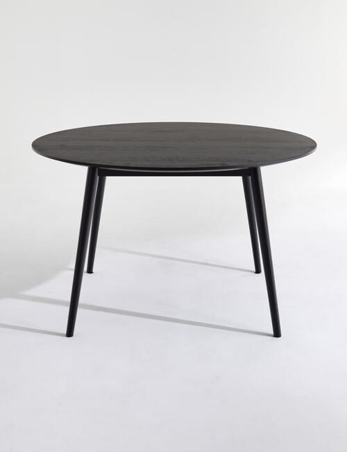 LUCA Amalfi Round Dining Table, Black product photo View 02 L