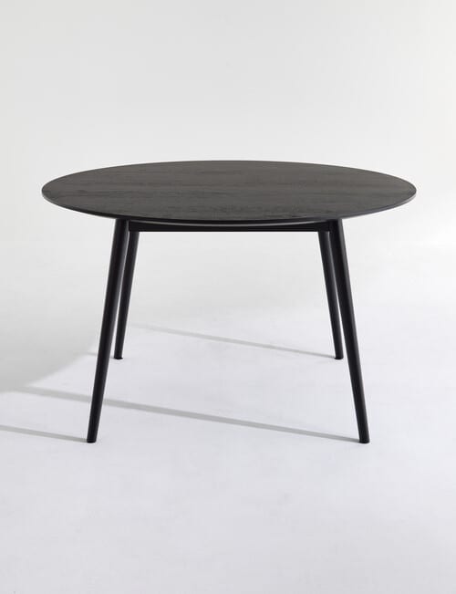LUCA Furniture Amalfi Dining Table 1.2m, Black product photo View 02 L