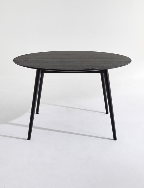 LUCA Furniture Amalfi Dining Table 1.2m, Black product photo View 02 L
