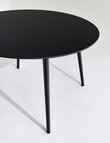 LUCA Amalfi Round Dining Table, Black product photo View 03 S