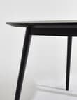 LUCA Furniture Amalfi Dining Table 1.2m, Black product photo View 04 S