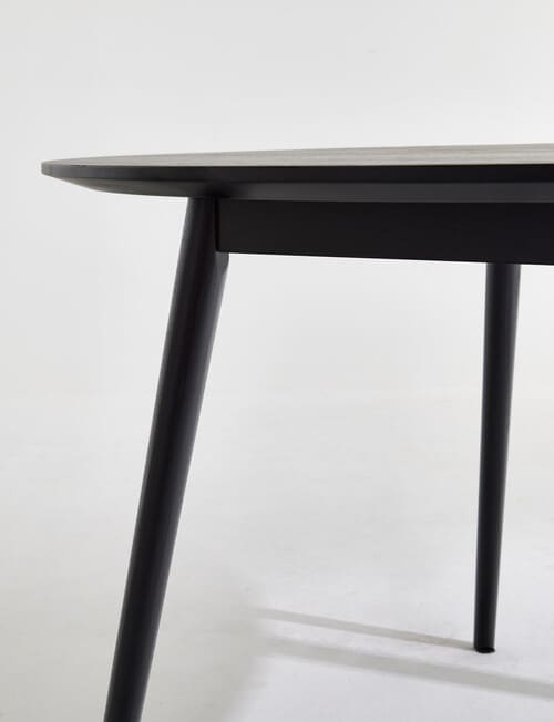 LUCA Amalfi Round Dining Table, Black product photo View 04 L