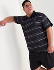 Gym Equipment Razor Short Sleeve Polo, Black product photo View 05 S