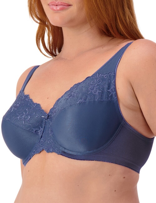 Triumph Minimiser Bra, 2-Pack, Pearl Grey & Indigo, D-G product photo View 06 L