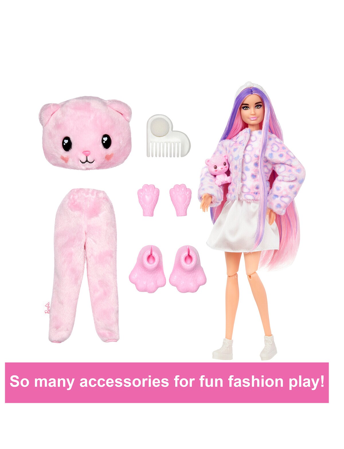 Barbie Cutie Reveal Chelsea Doll & Accessories, Poodle Plush Costume & 6  Surprises Including Color Change, Cozy Cute Tees Series