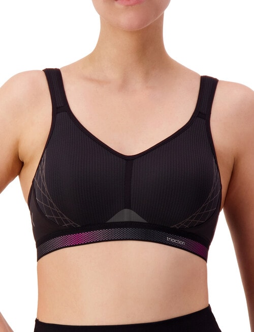Triumph Cardio Flow Wirefree Bra, Black, C-E product photo