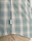 Kauri Trail Short Sleeve Cooper Shirt, Stone product photo View 06 S