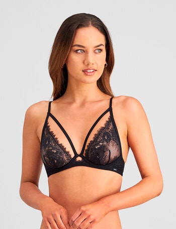 Me By Bendon Lacey Elyse Underwire Bra, Black, B-G product photo