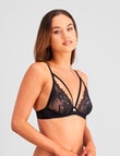 Me By Bendon Lacey Elyse Underwire Bra, Black, B-G product photo View 03 S