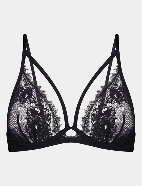 Me By Bendon Lacey Elyse Underwire Bra, Black, B-G product photo View 04 L