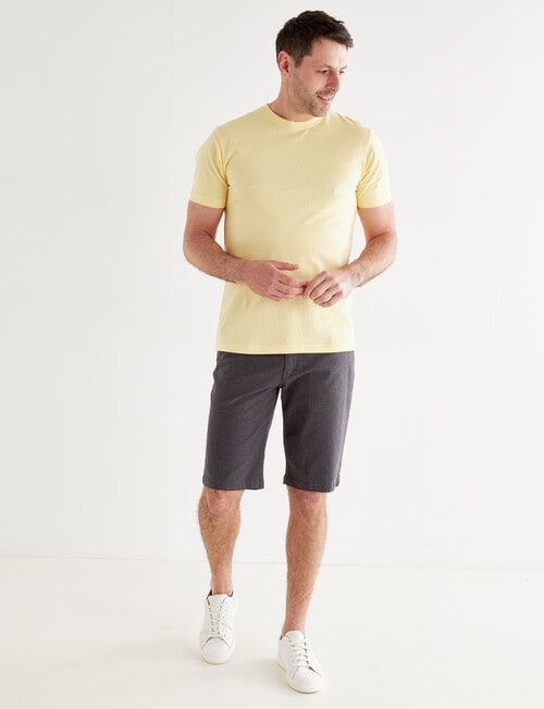 Chisel Ultimate Crew Tee, Yellow product photo View 03 L