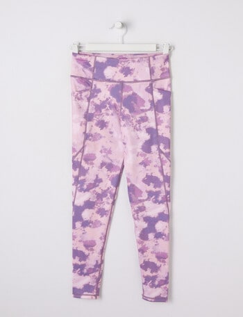 SUPERFIT GIRL High Rise Ultimate Full-Length Legging, Orchid Tie Dye product photo