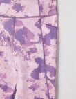 SUPERFIT GIRL High Rise Ultimate Full-Length Legging, Orchid Tie Dye product photo View 02 S
