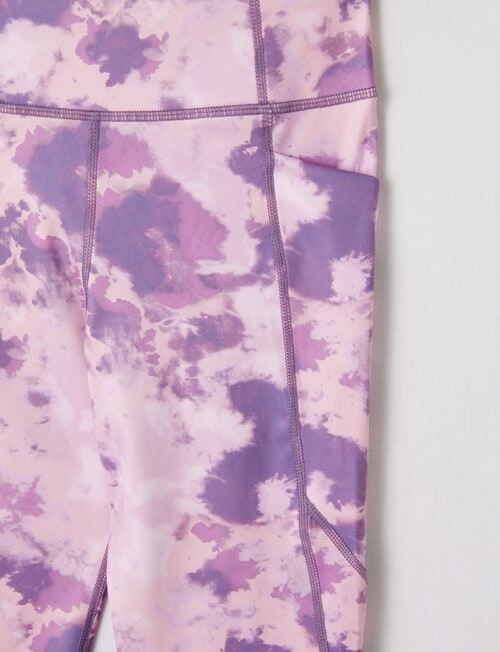SUPERFIT GIRL High Rise Ultimate Full-Length Legging, Orchid Tie Dye product photo View 02 L