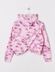 SUPERFIT GIRL Cross Back Hoodie, Orchid product photo View 02 S