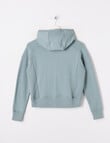 SUPERFIT GIRL Relax Pull-On Hoodie, Sage product photo View 02 S