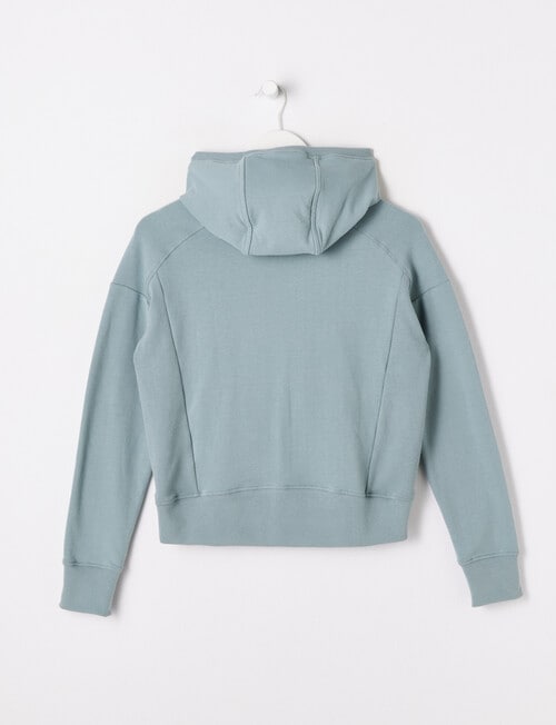 SUPERFIT GIRL Relax Pull-On Hoodie, Sage product photo View 02 L