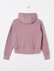 SUPERFIT GIRL Relax Pull-On Hoodie, Grape product photo View 02 S