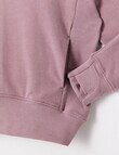 SUPERFIT GIRL Relax Pull-On Hoodie, Grape product photo View 03 S