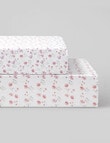 Teeny Weeny Cot Fitted Sheet, 2-Pack, Floral product photo View 02 S