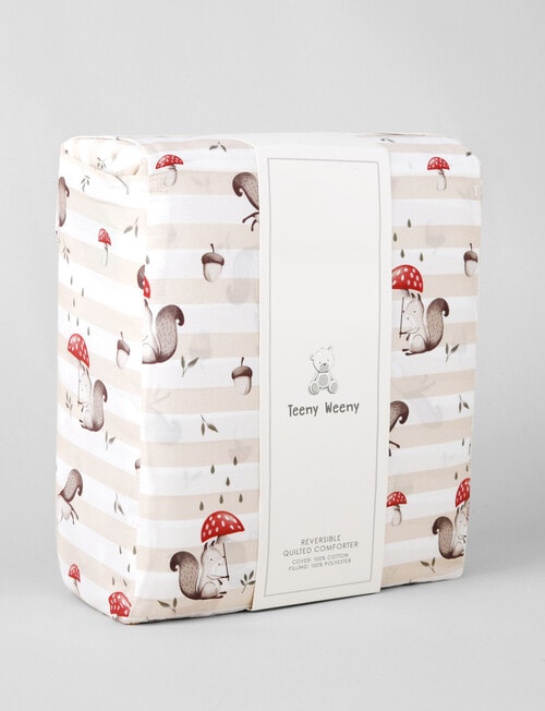 Teeny Weeny Reversible Quilt, Acorns product photo