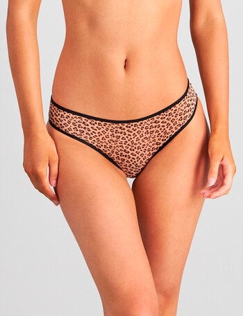 Me By Bendon Impression Bikini Brief, Leopard Print, S-XL product photo