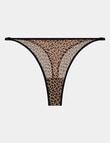 Me By Bendon Impression Thong Brief, Leopard Print, S-XL product photo View 04 S