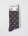 Mazzoni Cotton Dress Sock, Light Bulbs, Grey product photo View 02 S