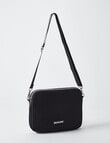 Pronta Moda Sailor Neoprene Crossbody Bag, Black product photo View 02 S