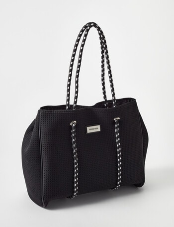 Pronta Moda Sailor Neoprene Shopper Bag, Black product photo