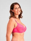 Bendon Eternal Underwire Bra, Fuchsia Purple, B-E product photo View 03 S